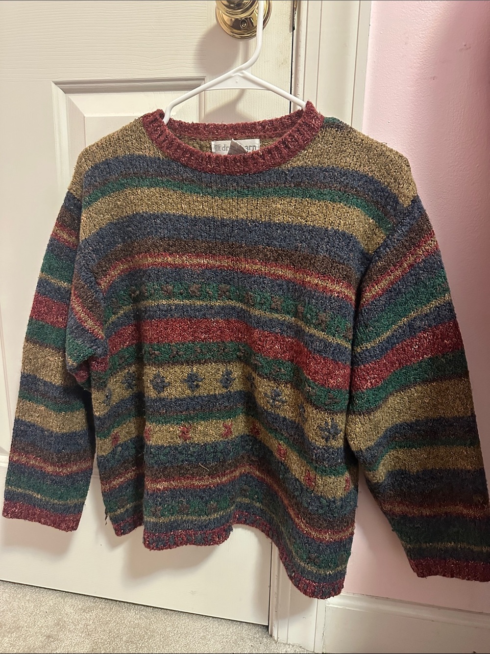 Dressbarn vintage striped pattern sweater